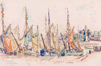 La Rochelle: Båtar (wc på papper)